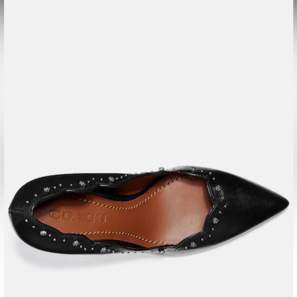 NWT Coach Waverly 85MM TRSTD LTR Black size 8B w box and dust bag - Picture 3 of 11